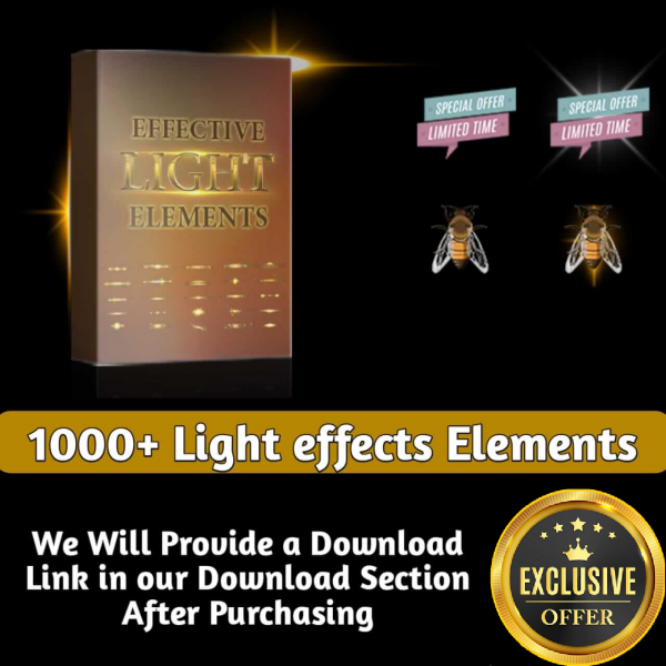 1000+ light Effects Element Collection PSD