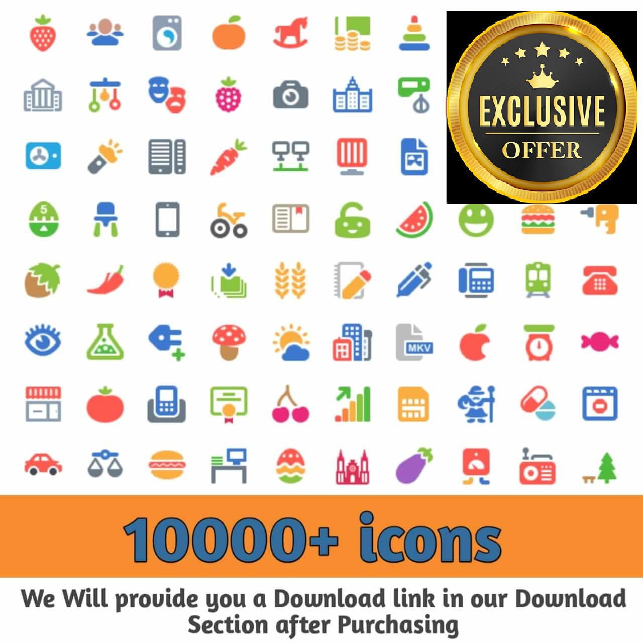10000+ Icons