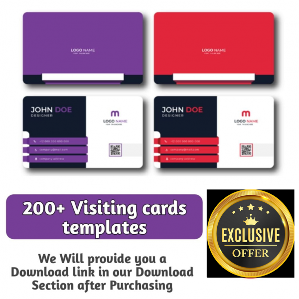 200+ Visiting Cards Templates