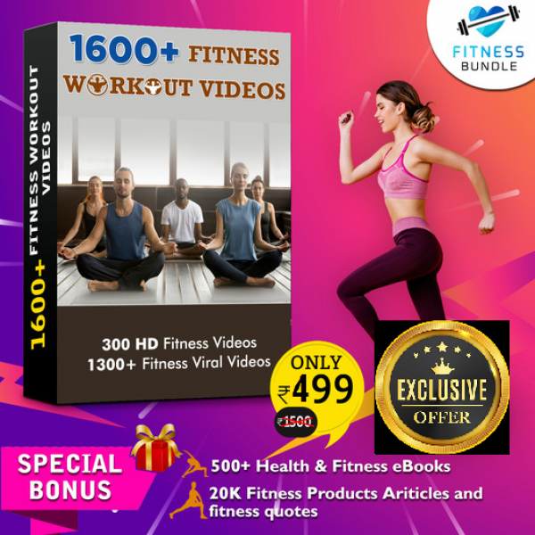 1600 Fitness Video Bundle with Fitness E-Books