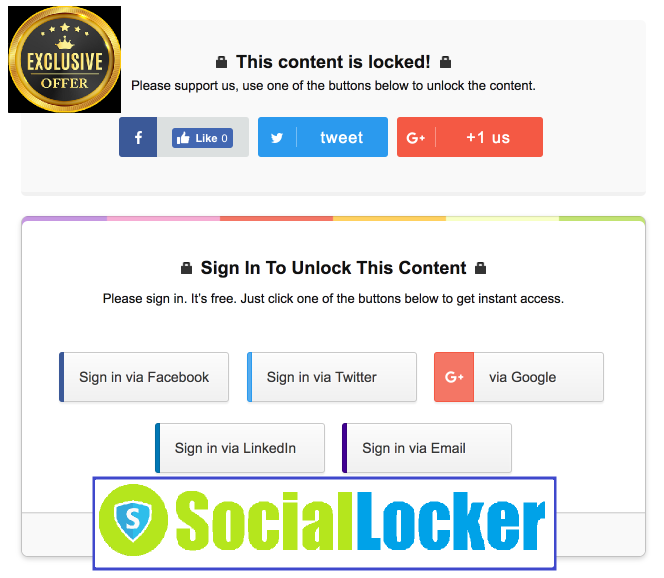SOFTWARE: SociLocker-A Complete Viral Marketing Tools Set-Software Bundle