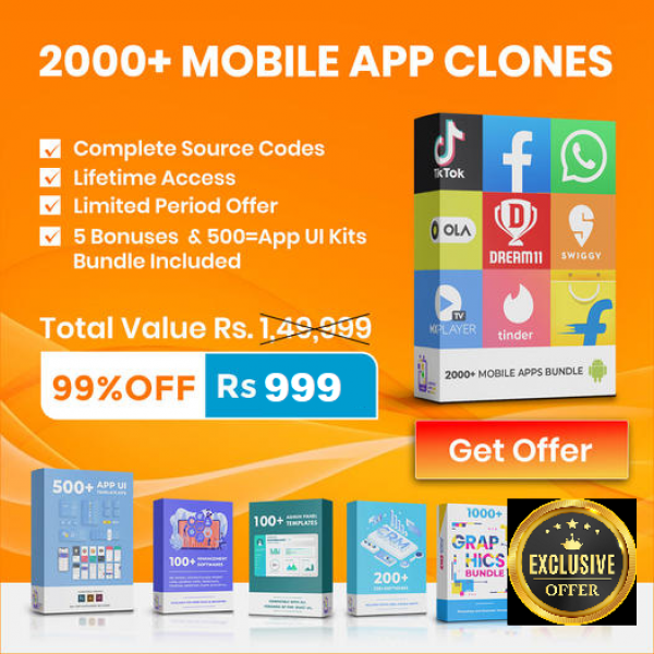 2000+ Mobile Apps Clone To grow Your App Agency