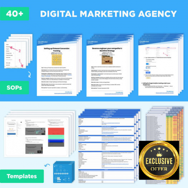 50+ Digital Marketing SOPs Kit To Grow Your Agency