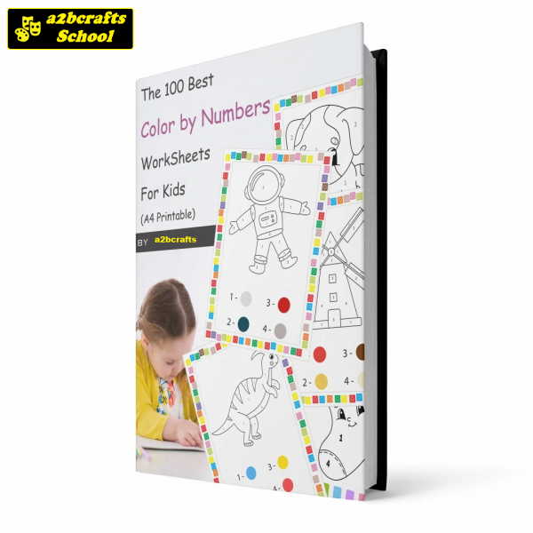WORKSHEETS:Color by Numbers Worksheets for Kids (ebook)