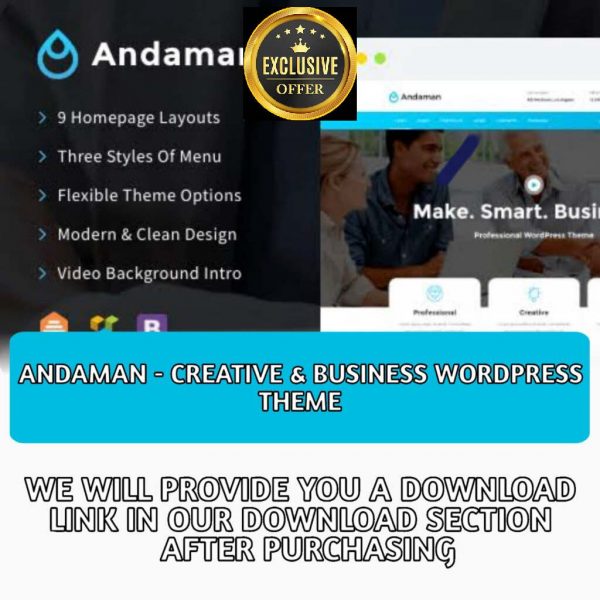 Andaman – Creative & Business
  WordPress Theme