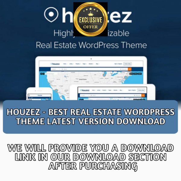 Houzez – Best Real Estate WordPress Theme
  Latest Version Download