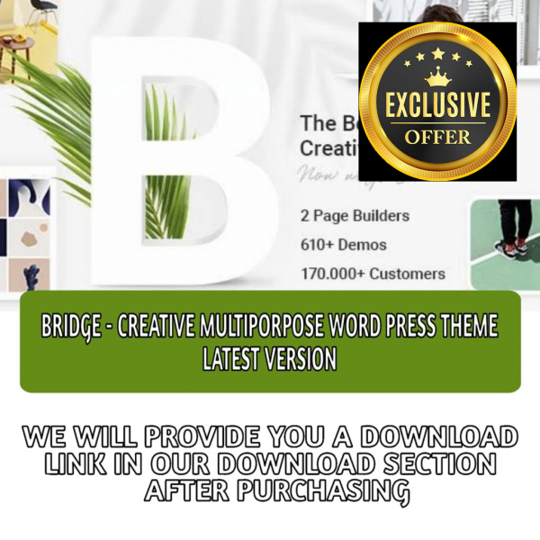 Bridge – Creative Multipurpose WordPress
  Theme Latest Version