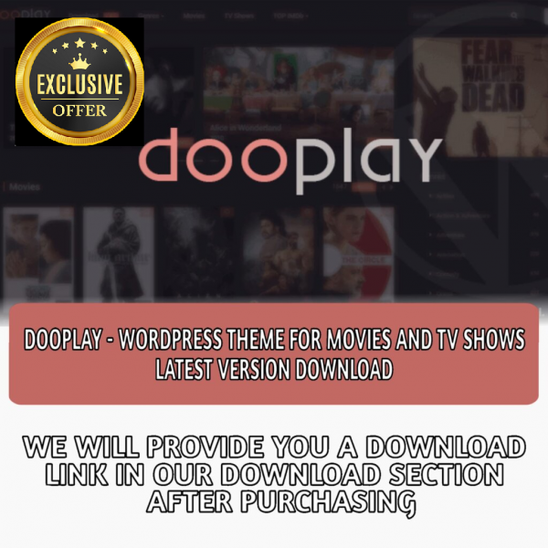 DooPlay – WordPress Theme for Movies and
  TV Shows Latest Version Download