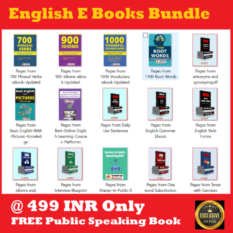English E Books Bundle (For CAT,SSC,PO etc)