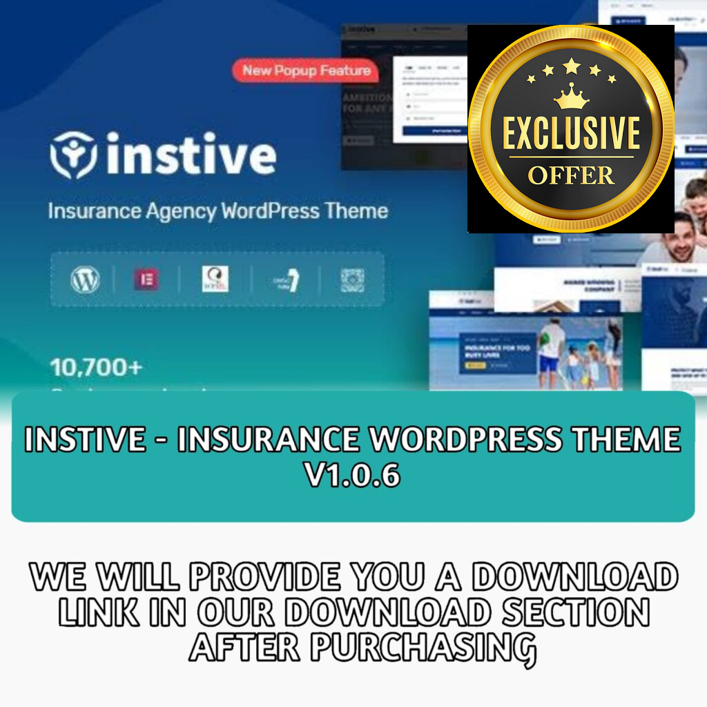 Instive – Insurance WordPress Theme
v1.0.6