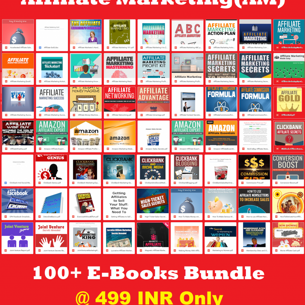 Ultimate Affiliate Marketing E-Books Bundle