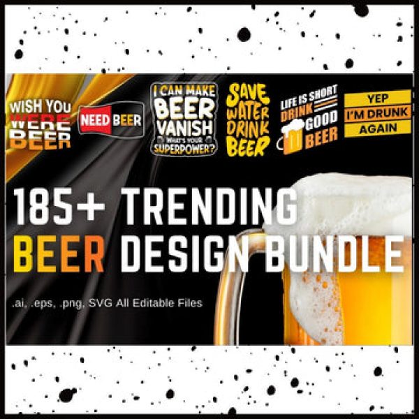 185+ Trending Beer Design Bundle