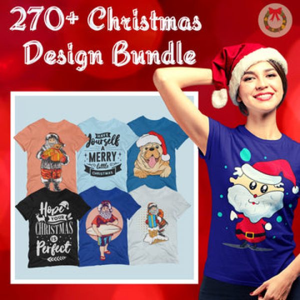 270+Awesome Christmas Design Bundle