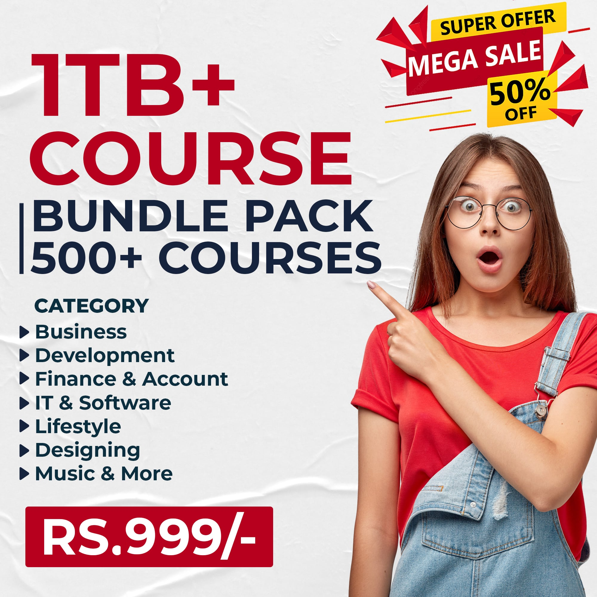1TB+ Course Bundle Mega Sale Get 500+ Course
