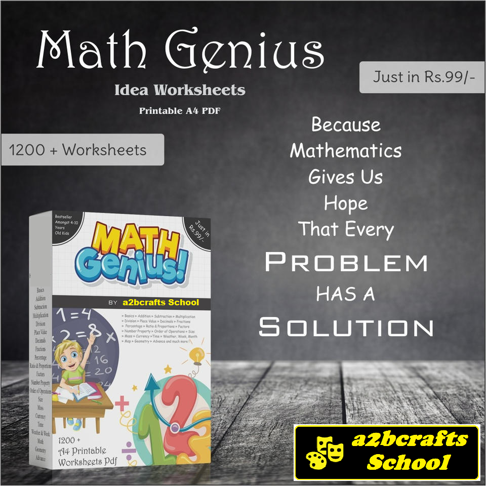 WORKSHEETS: MATH GENIUS (1200+ PRINTABLE WORKSHEETS IN PDF)