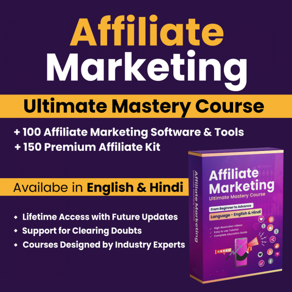 Affiliate Marketing
  Course in English