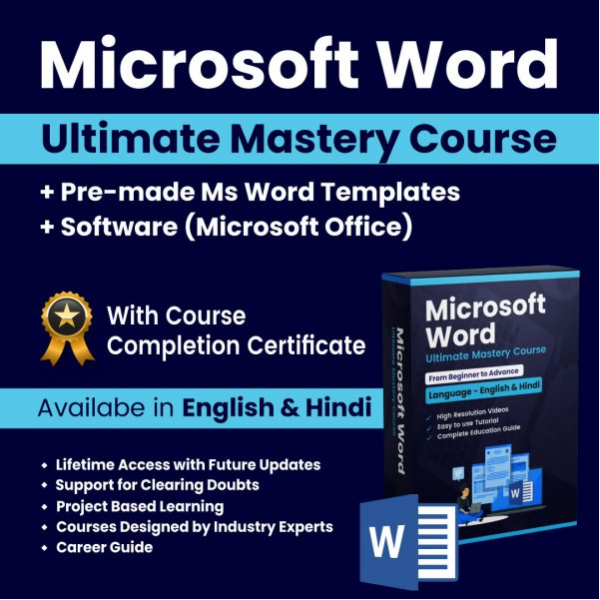 Microsoft Word Course in  English