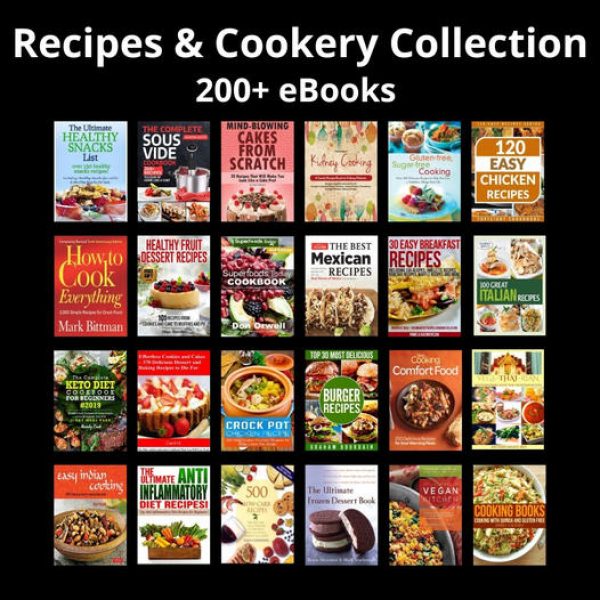 E-BOOK BUNDLE-Recipes & Cookery Books Collection
