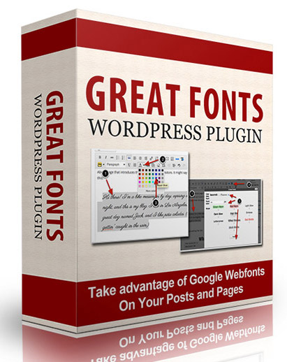 PLUGINS: Great Fonts Plugin For WordPress
