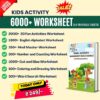 WORKSHEETS: Kis Activities 6000+ Worksheets Bundle A4 Printable