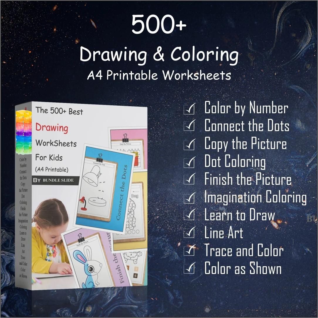 WORKSHEETS: Kis Activities 6000+ Worksheets Bundle A4 Printable - Image 4