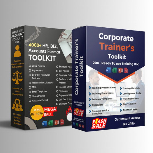 TOOL KIT: HR ToolKit +Corporate Trainer Kit Bundle