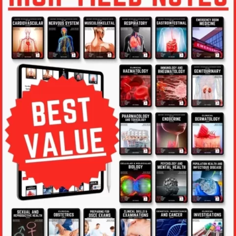 E-BOOKS BUNDLE: Medical 21 Highly Yield Study Notes