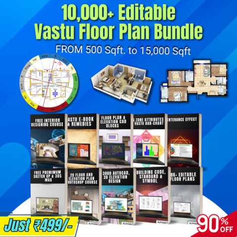 TOOLKIT: 10000+ Vastu Floor Plan Editable Bundle