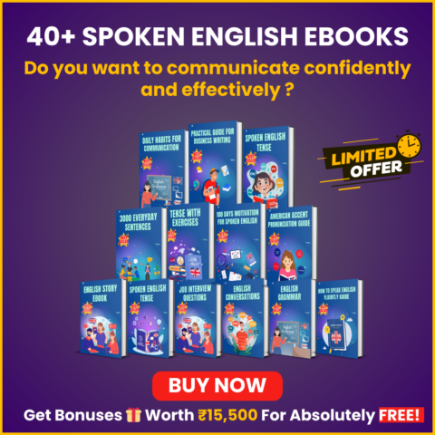 E-BOOKS BUNDLE : 40+ Spoen English E-Books Bundle