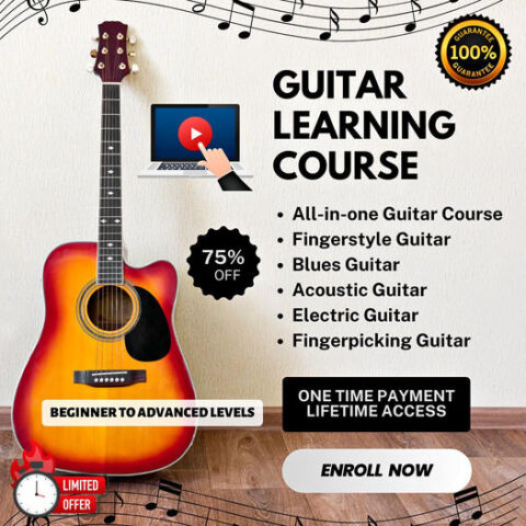 VIDEO COURSE : English Guitar Learning Course